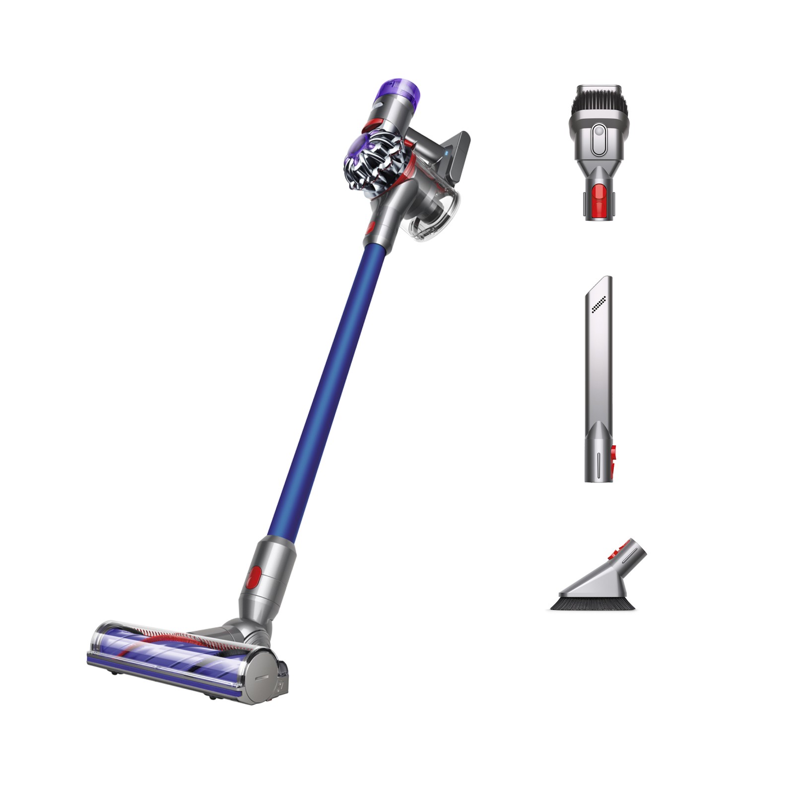 Dyson V8 Origin Extra Cordless Vacuum | Blue | Refurbished gallery