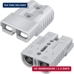 RVBOATPAT 175Amp Battery Quick Connect/Disconnect Connector, 600V 1/0AWG Battery