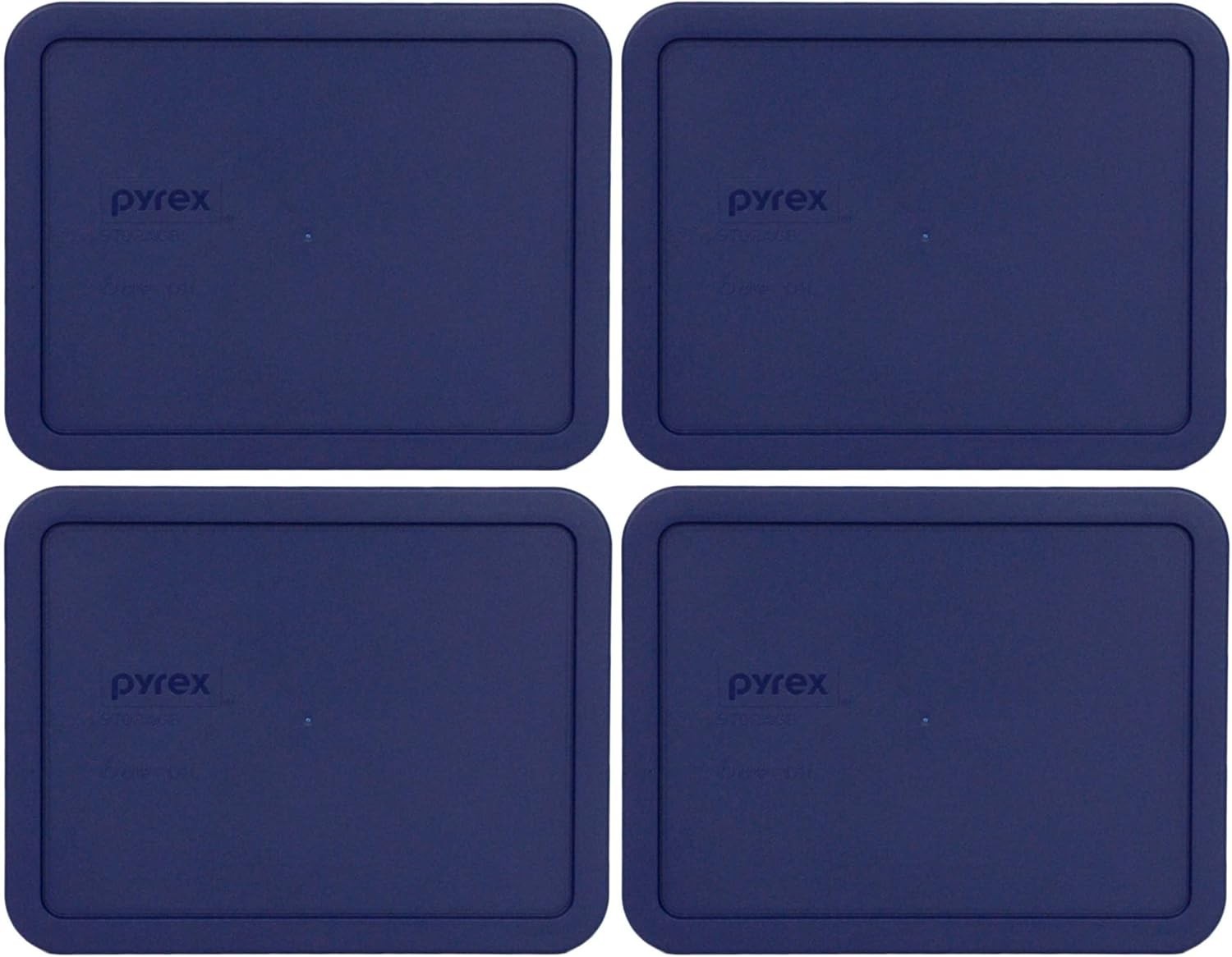 7211-PC 6 Cup Blue Food Storage Replacement Lid 4-Pack - gallery