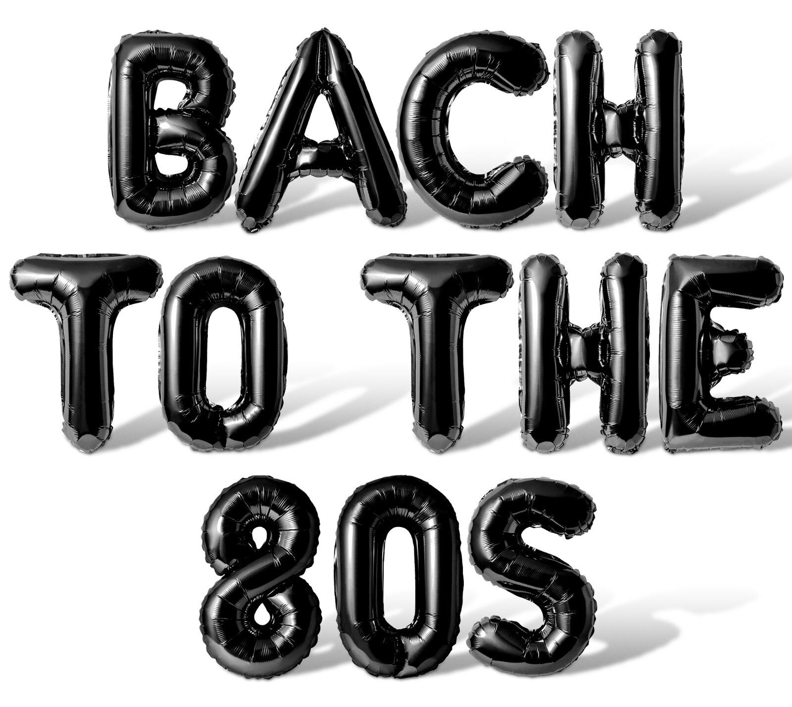 BACH TO THE 80S Letter Balloon Banner - Bachelorette & Bachelor Party Decoration gallery
