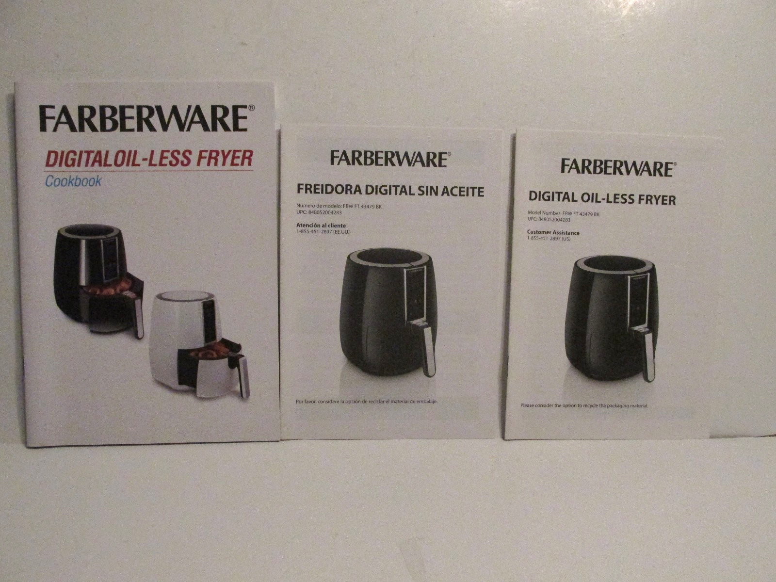 FARBERWARE MODEL FBW FT 42479 BK DIGITAL OIL LESS AIR FRYER INSTRUCTION MANUAL gallery