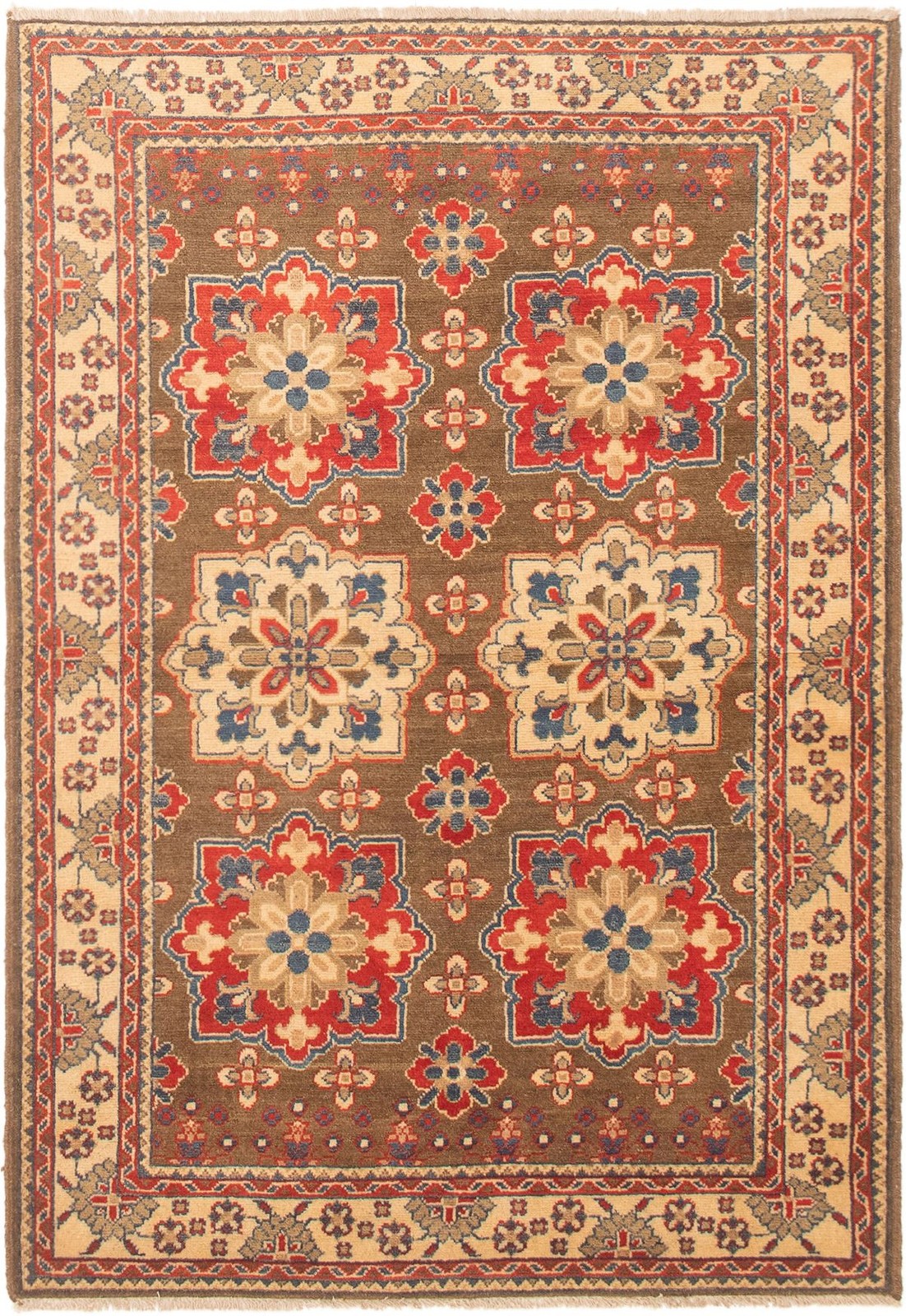 Traditional Hand-knotted Wool Oriental Carpet 3'11" x 5'9" Area Rug gallery