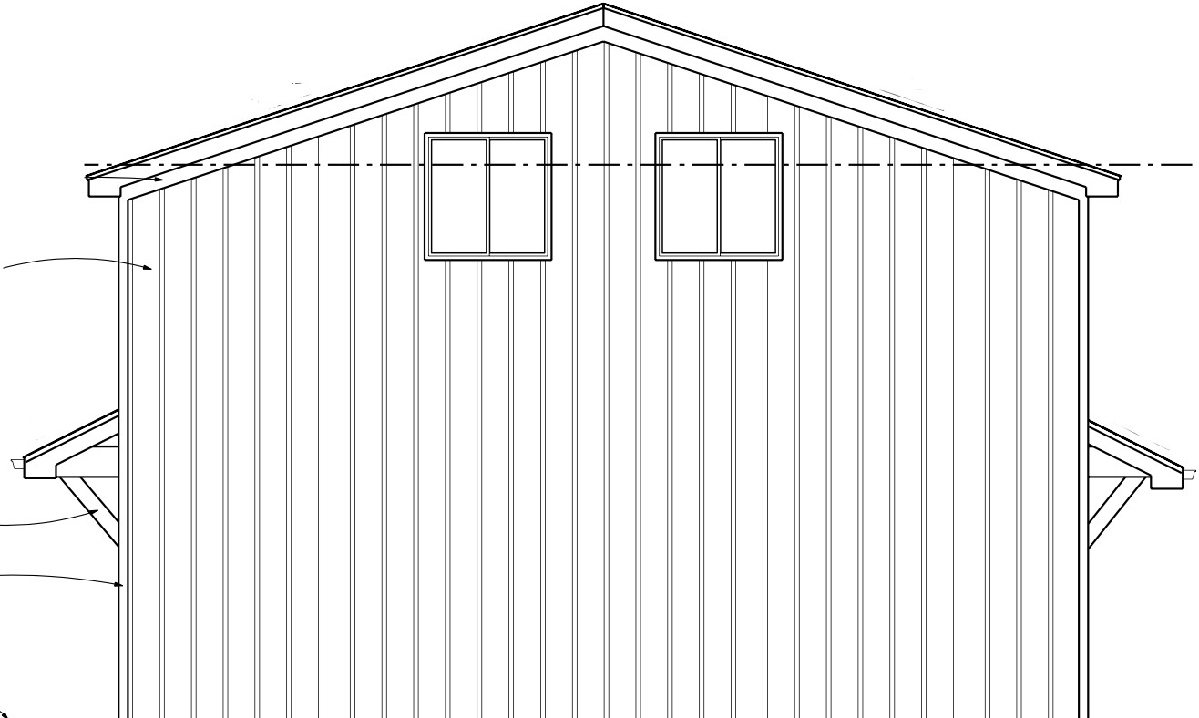 30x36x20 Custom Detached Garage Workshop PDF Plans Blueprints with 18x30 Loft!!! gallery