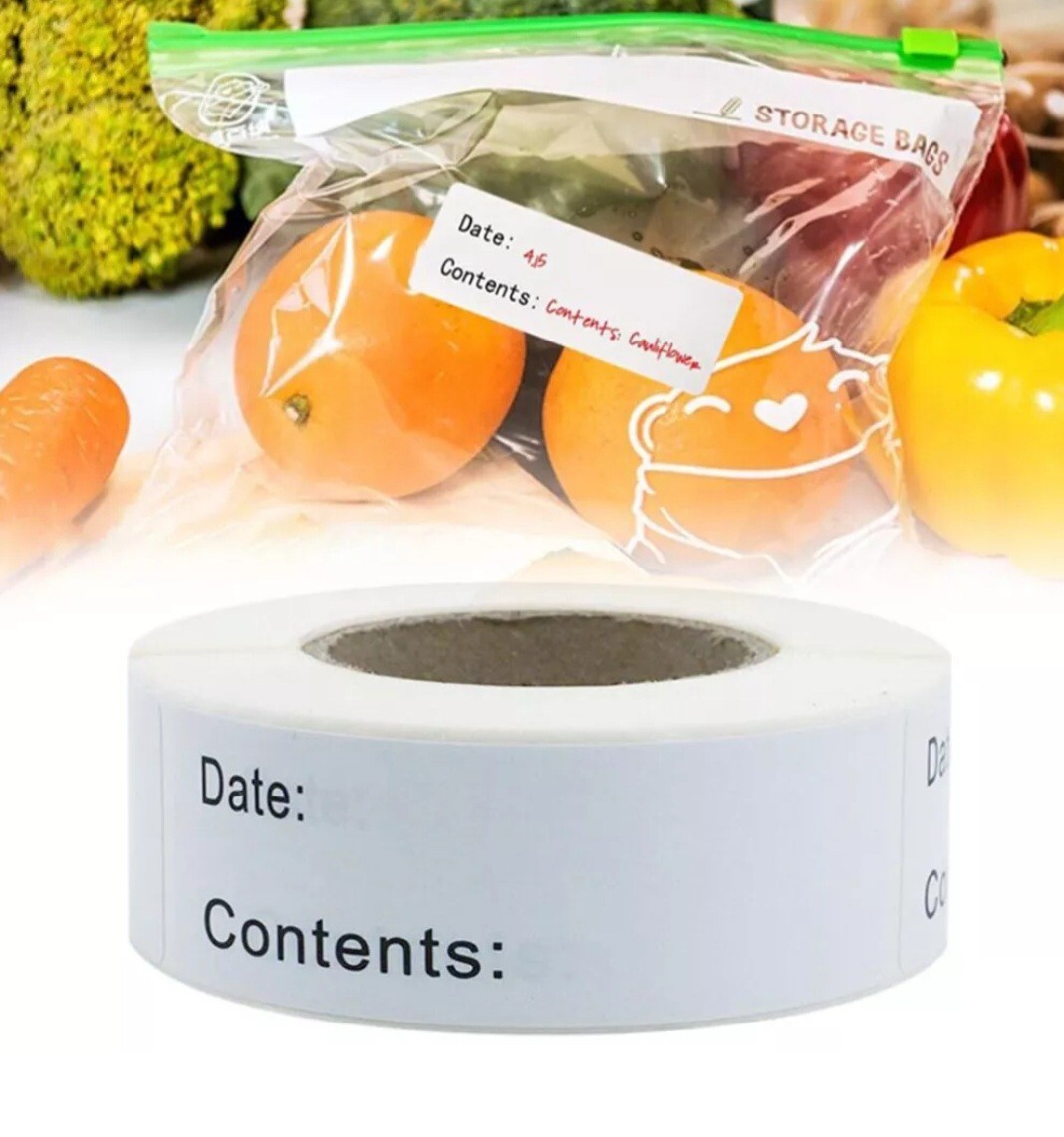 Date Content Sticker Fridge Food Labels Freezer Food Storage Labels gallery