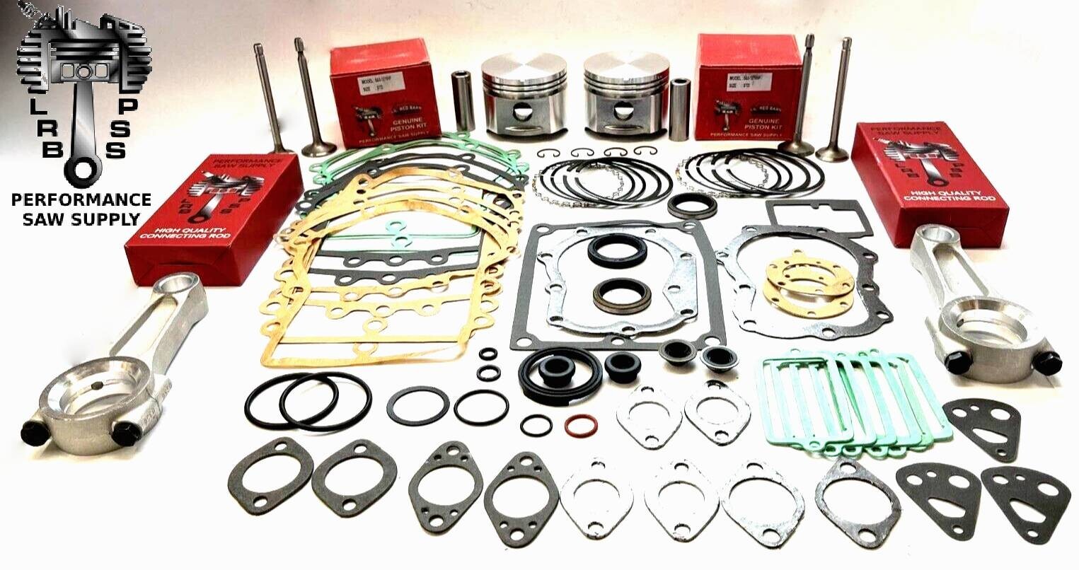 ENGINE REBUILD KIT & RODS FITS OPPOSED TWIN CYLINDER BRIGGS & STRATTON 16HP-18HP gallery