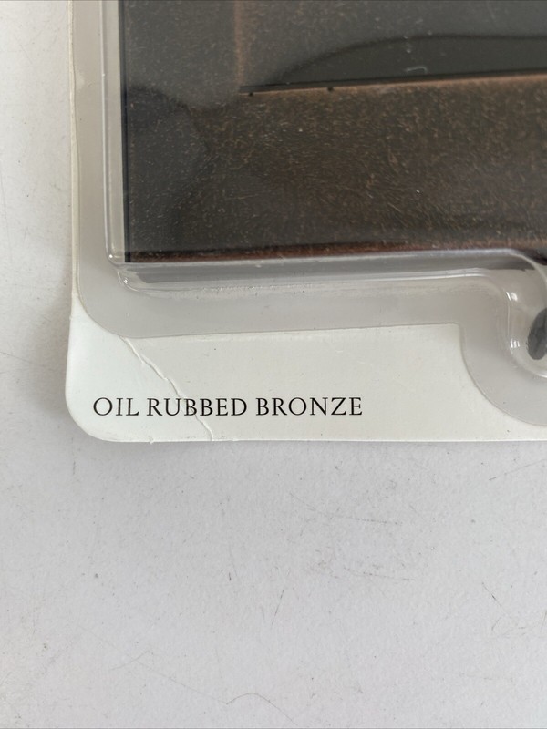 Oil Rubbed Bronze Double Toggle Light Switch Wallplate NO VISIBLE SCREWS 662675 gallery