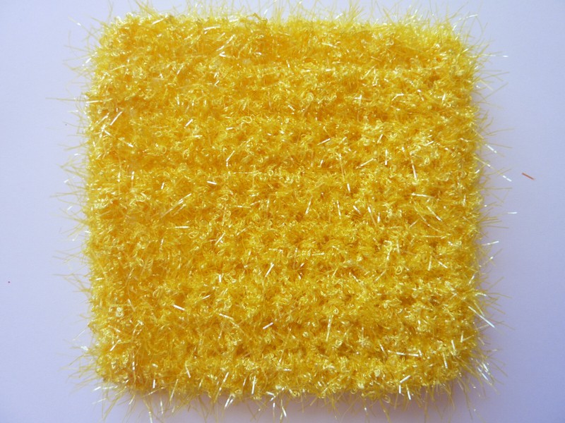 6 Rough Square Multicolor Dish Pot Scrubber Scrubby Scrubbie Handmade 69 gallery