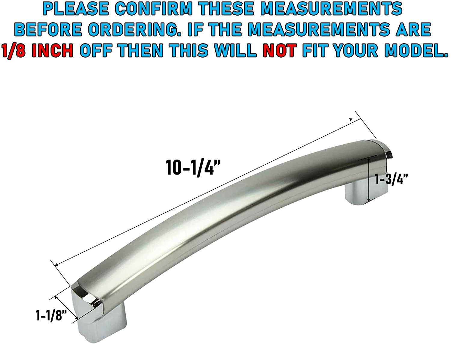 Handle Compatible with GE Microwave WB15X10278 gallery