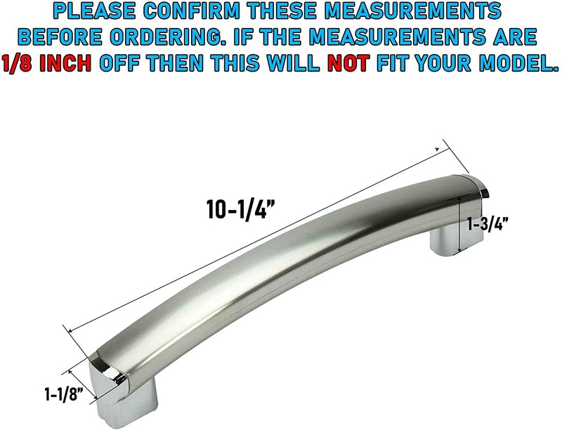 Handle Compatible with GE Microwave WB15X10278 gallery