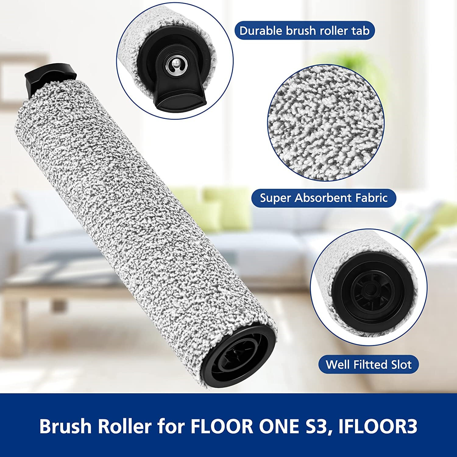 iFloor 3 Replacement HEPA Filter and Brush Roller for iFloor 3 and iFloor One S3 gallery