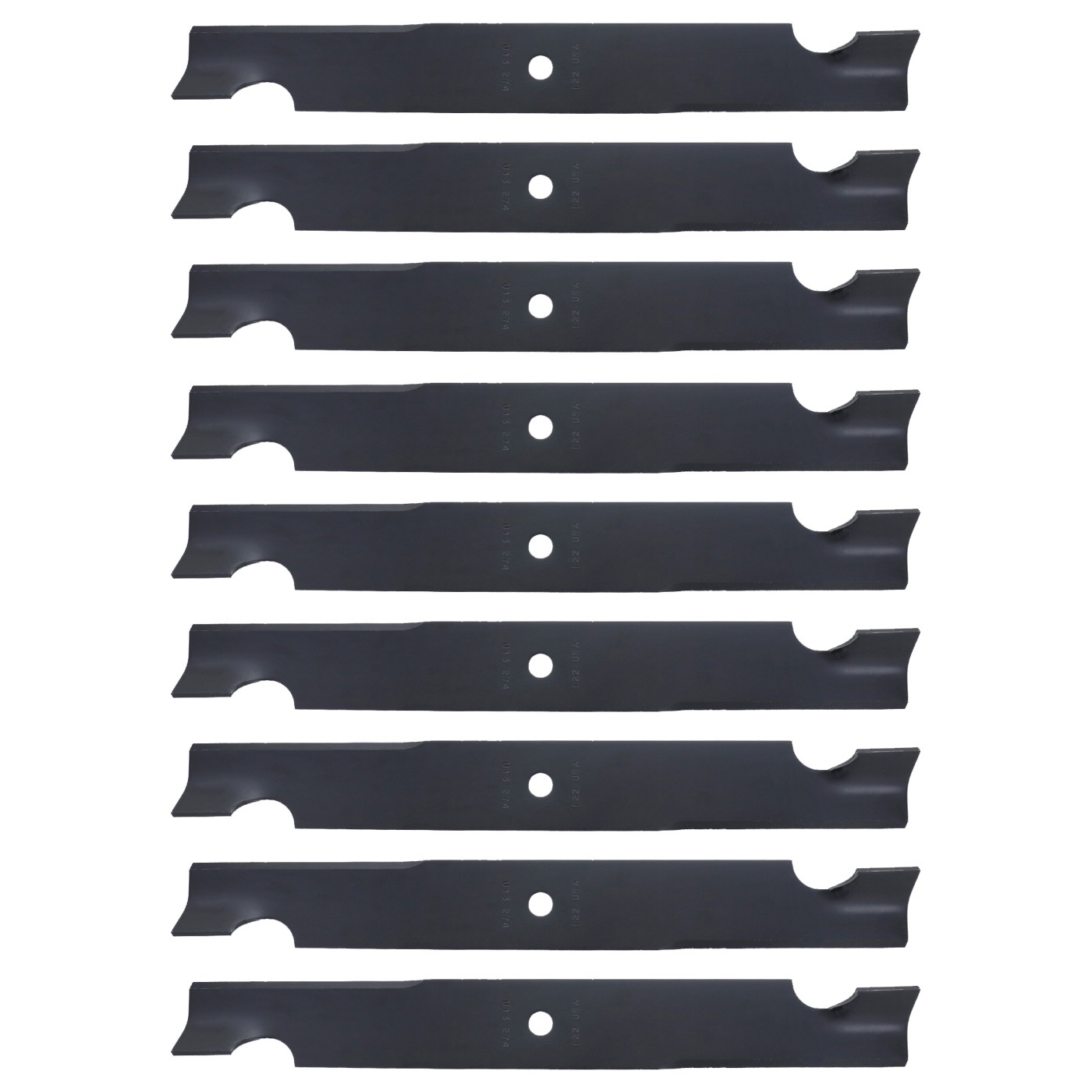 9 USA Mower Blades® for Dixie Chopper® 30227-60 Ex® 103-0301 42" 54" 60" Deck gallery