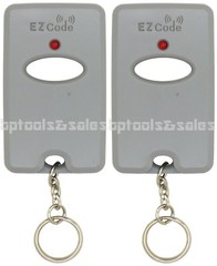 (2) 10 DIGIT PINS EZ CODE MINI REMOTE CONTROL GARAGE DOOR GATE OPENER TRANSMITER