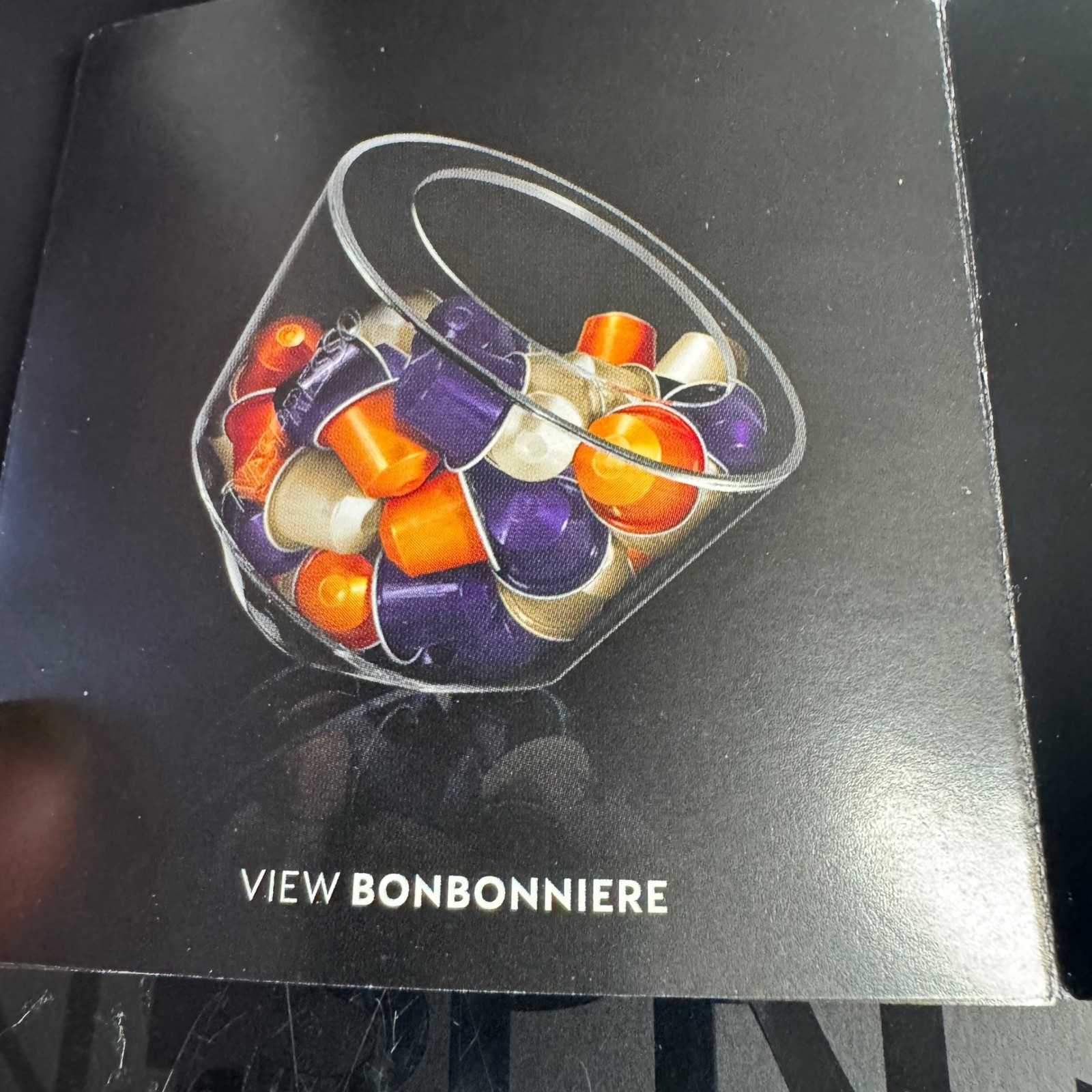 Nespresso View Bonbonniere Capsule Dispenser Clear Coffee Pod Holder 3417 gallery