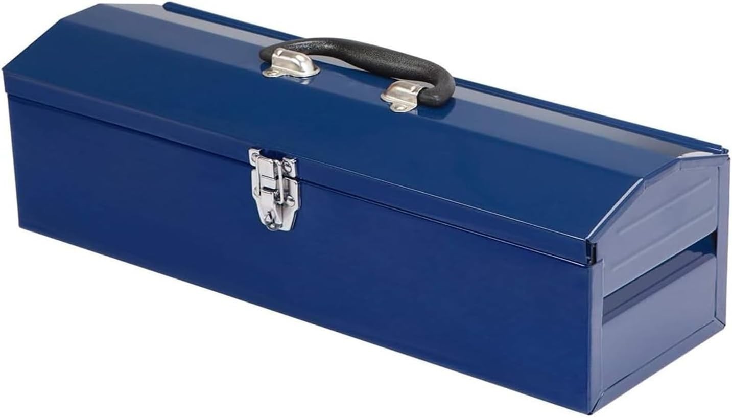 NEW Portable 19" Metal Tool Box Storage Tray Bin Workshop Tool Parts Organizer gallery