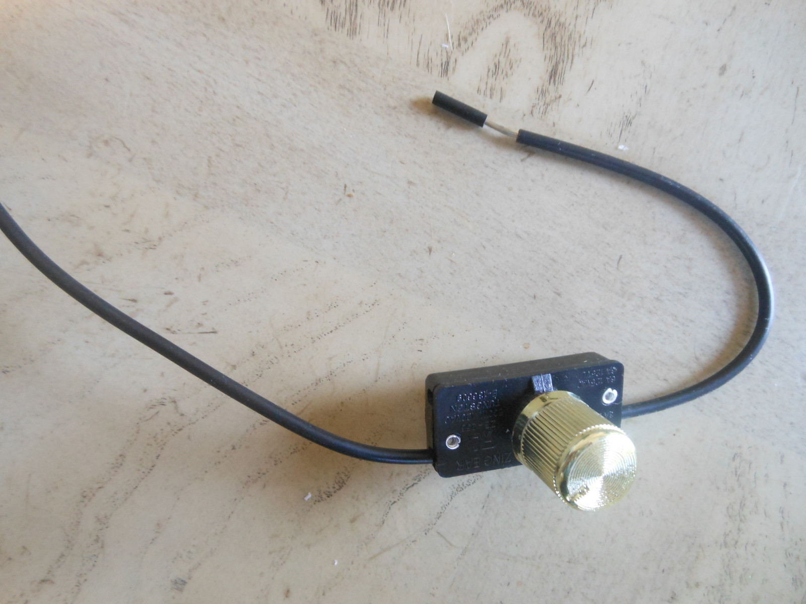 New Hi-Low Lamp Switchs Model # D3749 Rated 500 Watts Plastic Brass Knob By ADL gallery