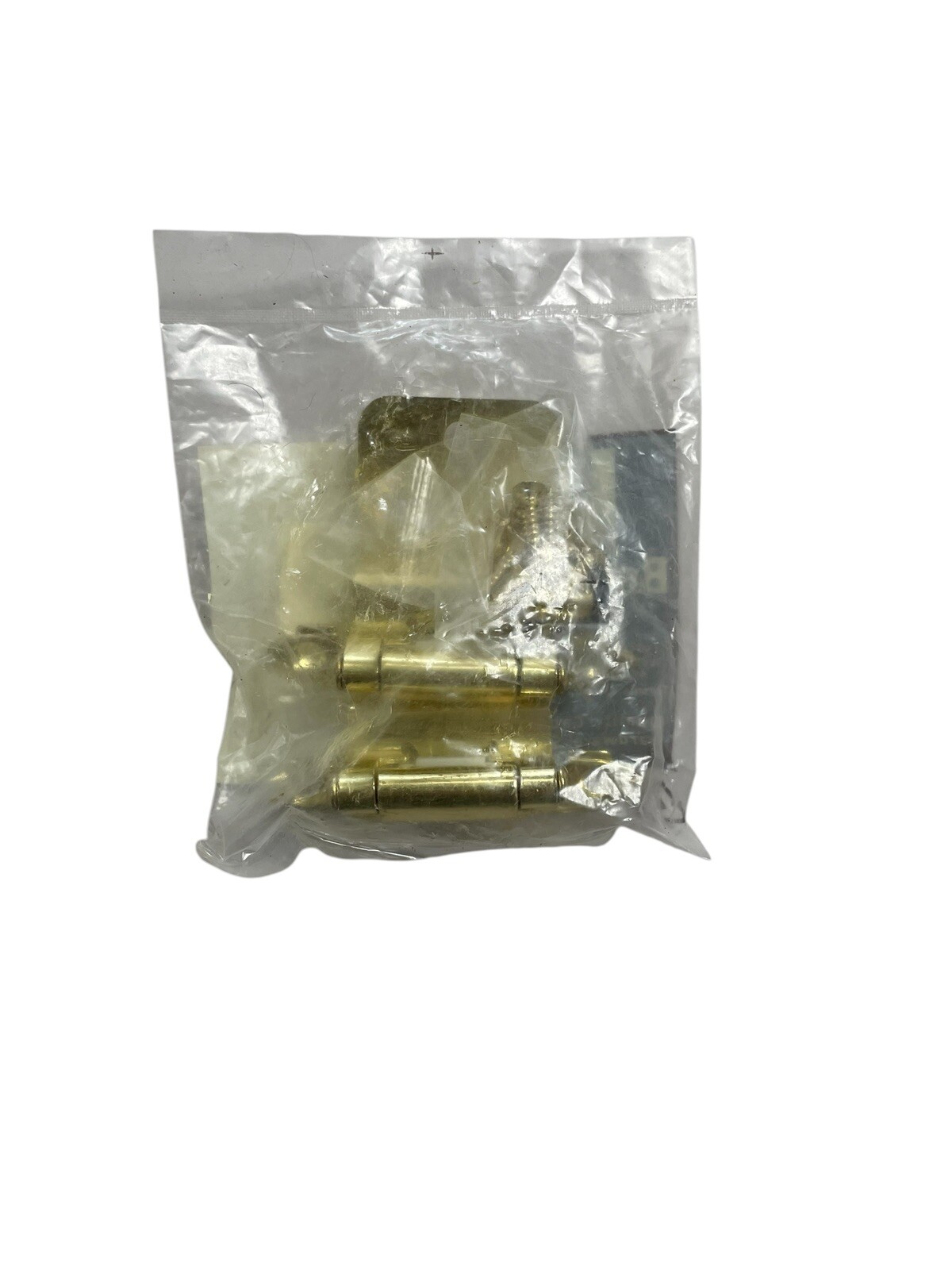 PAIR Belwith 3/8 Inset Cabinet Cupboard Door Hinge Polished Brass P143-3 gallery
