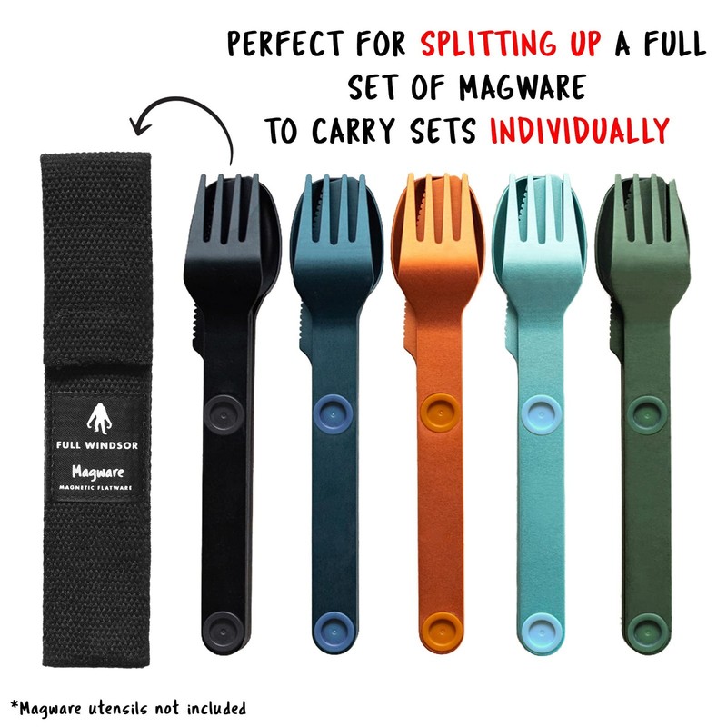Full Windsor Magware Single Set Pouch - Travel & Camping Utensils Black gallery