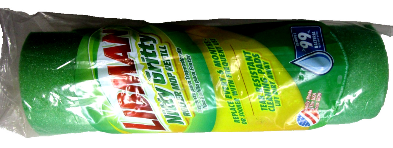 NEW~Libman Nitty Gritty Roller Green Mop Refill Replacement Head gallery