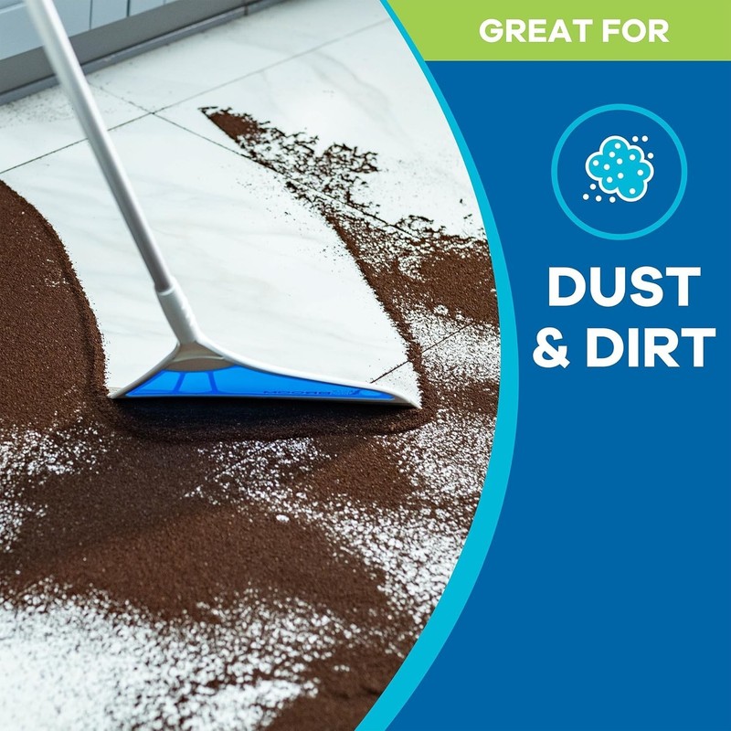 3 Piece Kit All Surface Sweeper and Squeegee for Wet and Dry Cleaning Dust, Dir gallery
