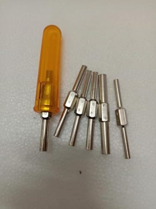 Clock Winding & Let Down Release Tool (Sizes 2.5-5.75mm) - Mainspring Let Down gallery