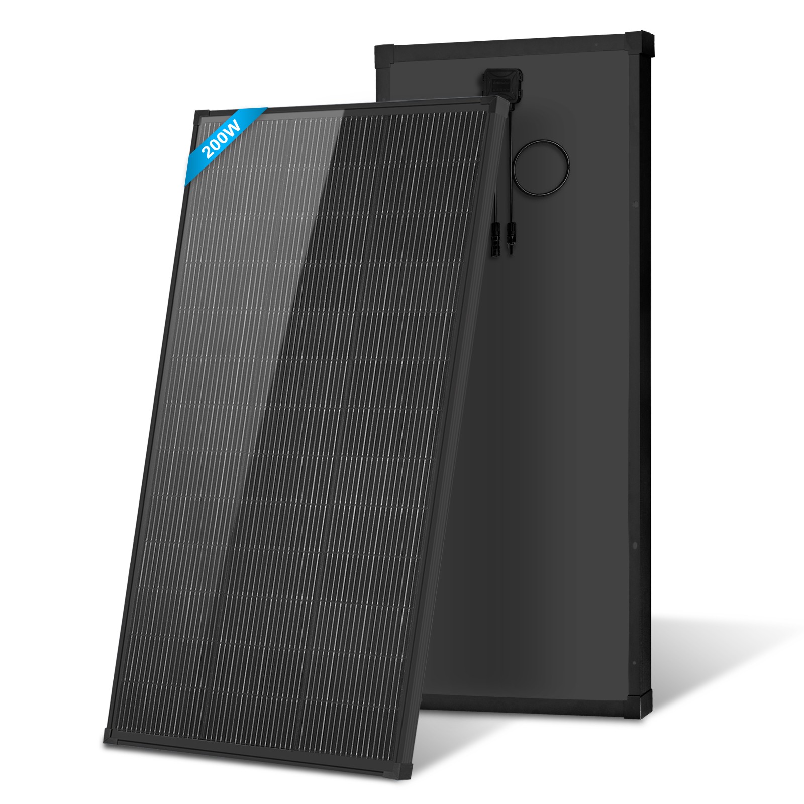 AeternaSol 200W Solar Panel 18V N-Type Mono 18BB Roof RV Boat Off-Grid Battery gallery