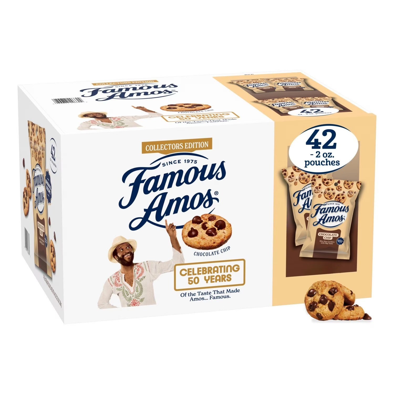 Famous Amos 2oz Chocolate Chip Cookies Box of 42 Pieces gallery