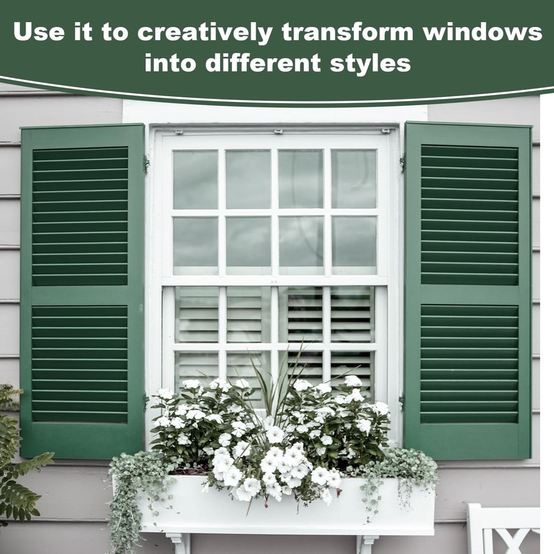 Window Grid Kit, 0.59inx36ft Window Grille Inserts Grid Kit, White TPE Self-A... gallery