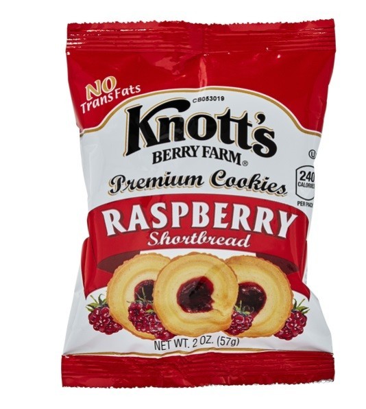 Knott's Berry Farm Premium Shortbread Cookies, Raspberry, 2 oz, 10-count gallery