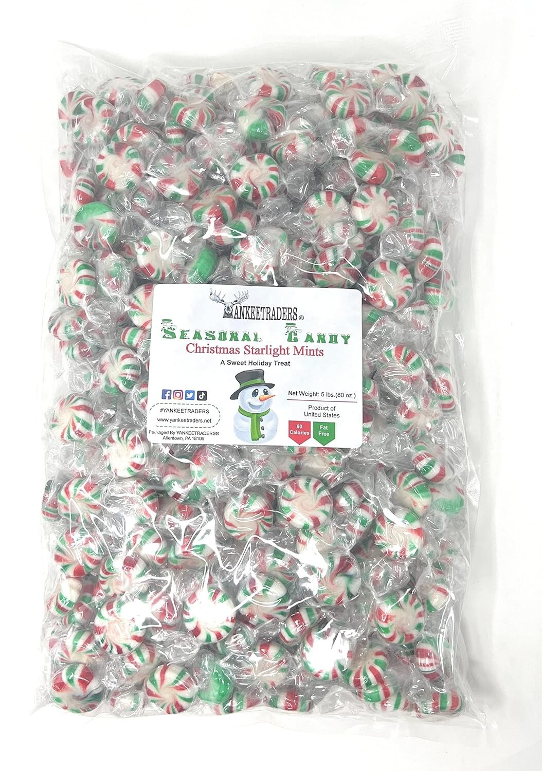 Christmas Starlight Mints, 2 lb. or 4 lb. ~ YANKEETRADERS® ~ SHIPS FREE gallery
