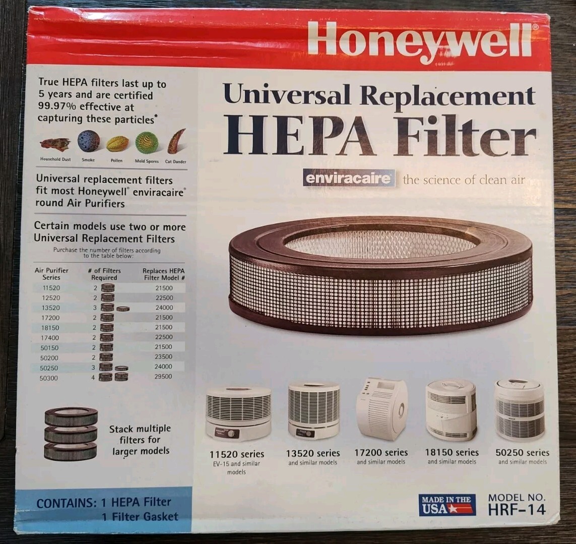 New Honeywell Universal Hepa Filter # HRF-14 ( Last Up To 5 Years ) gallery