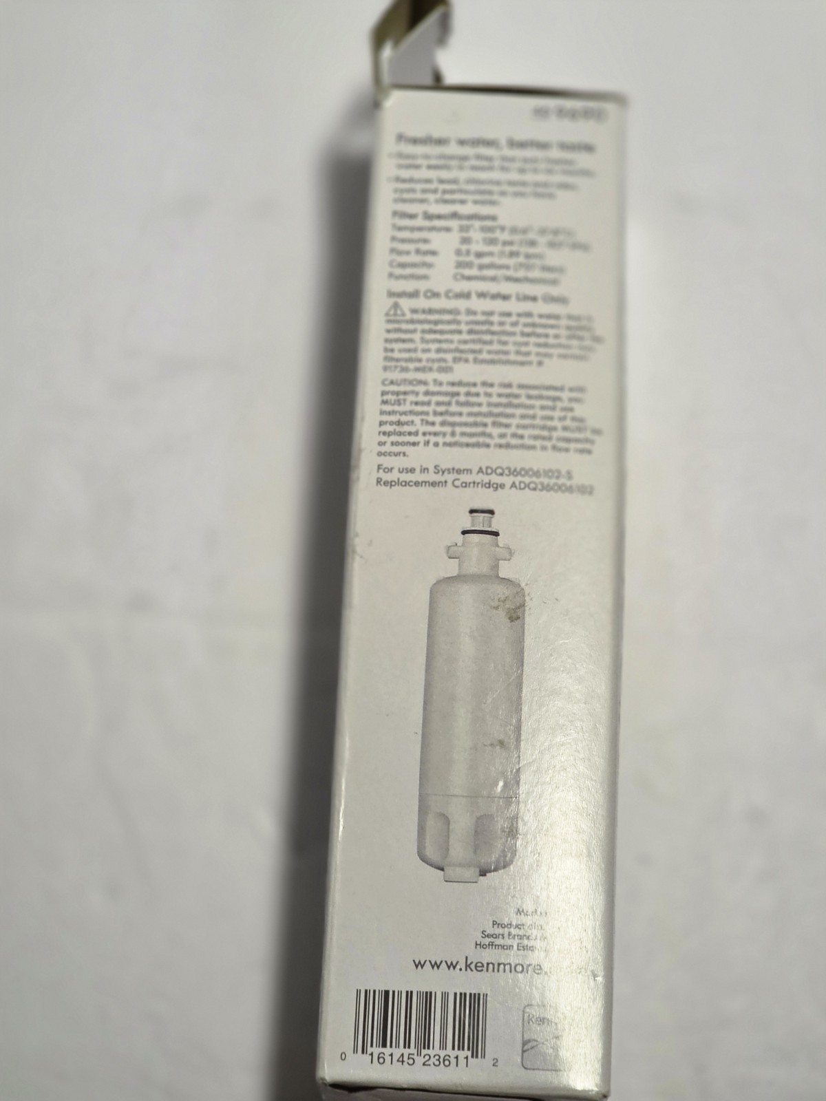 Kenmore 9990 Water Filter For Aqua Optima Evolve - White gallery