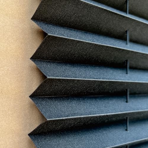 RV Blinds,RV Pleated Shades,RV Window Shades,Camper 32" W x 24" H Black gallery