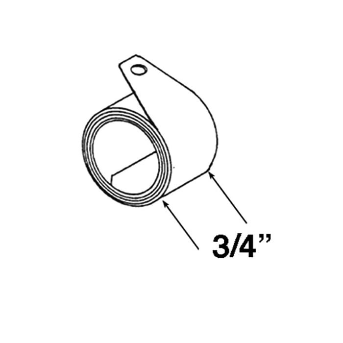 Constant Force Coiled Spring Balance 3/4" Wide Short Tongue - Choose Weight gallery