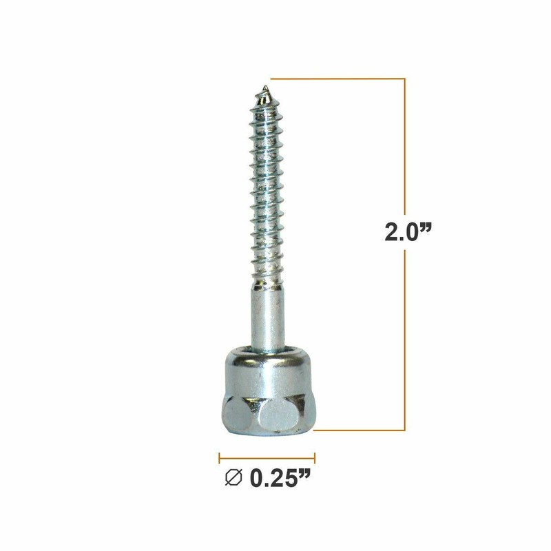 Sammys GST 200 1/4 Inch Vertical Thread Rod 1/4 x 2 Inch Screw Steel (25 Piece) gallery