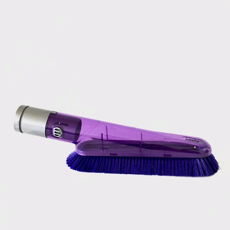 Dyson Soft Dusting Brush and Mini Turbine Head - Purple gallery