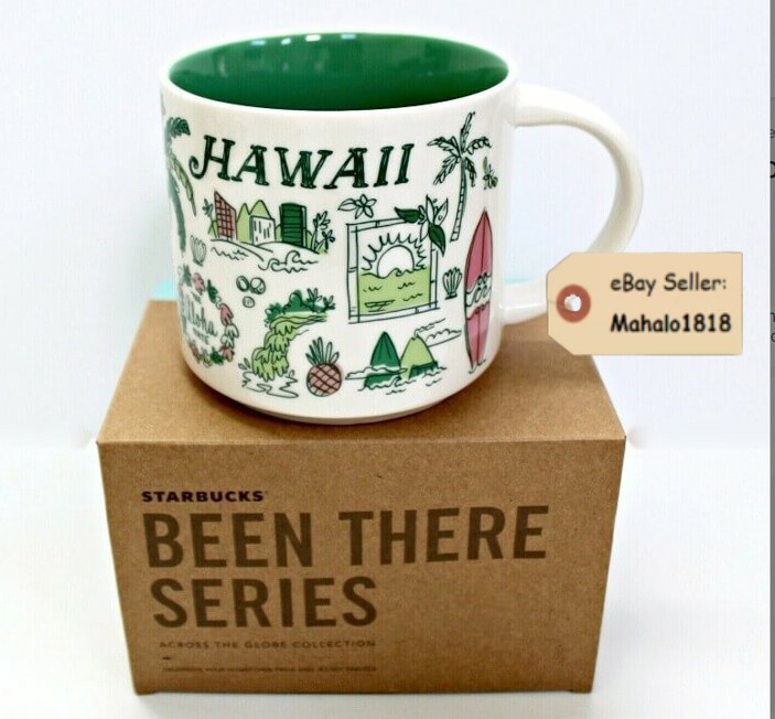 🌺14oz Mug Starbucks HAWAII Collection Been There Series Coffee Tea Cup NEW gallery