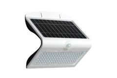 LED Solar Wall Light with Sensor 1000lm replace 30-50watt HID 5000K