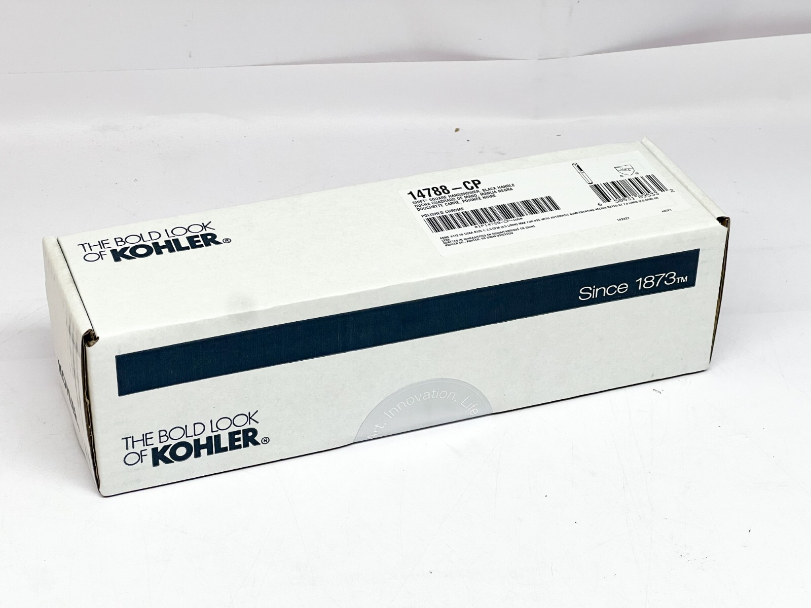 Kohler Shift Square multifunction 2.5gpm handshower Black handle Polished Chrome gallery