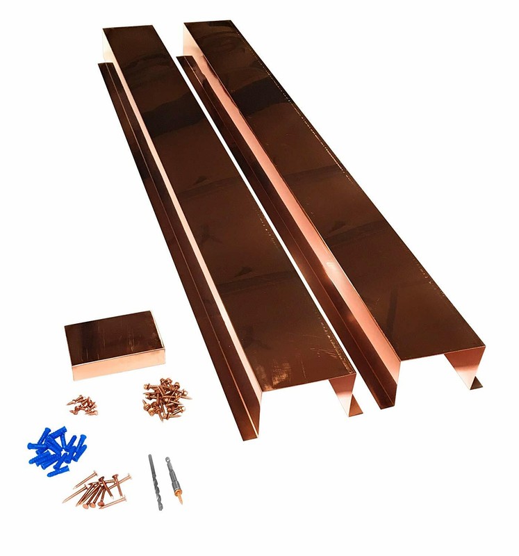 Metal Line Set Cover Kit for Mini Split and Central Air Conditioner & Heat Pump gallery
