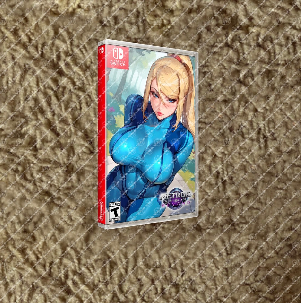 Metroid Beyond SWITCH | SWITCH 2 Edition CUSTOM COVER ART & C. CASE ONLY
