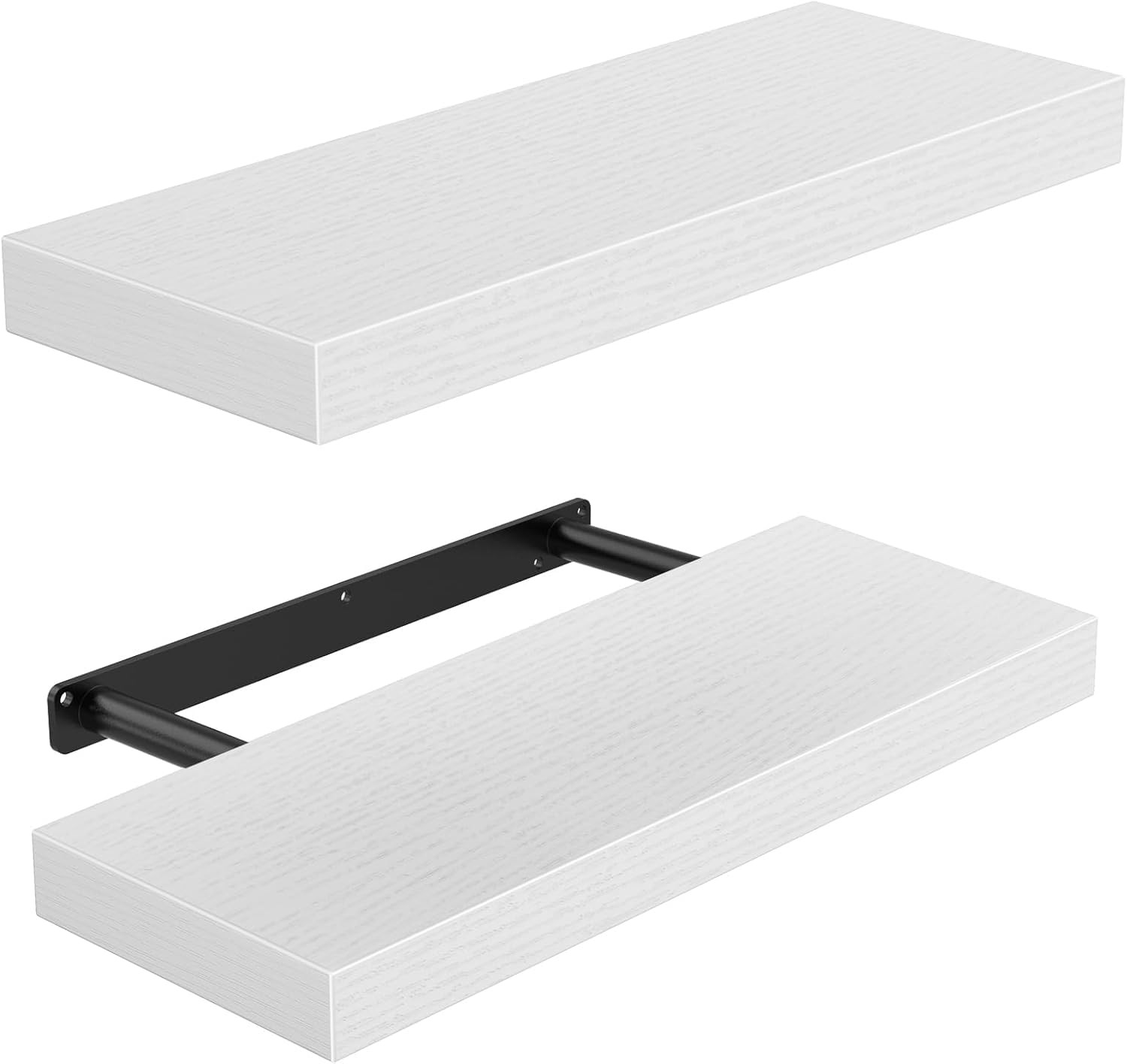 AMADA HOMEFURNISHING Floating Shelves Wall Mounted, 15 x 7 Inch Wall Shelves ... gallery