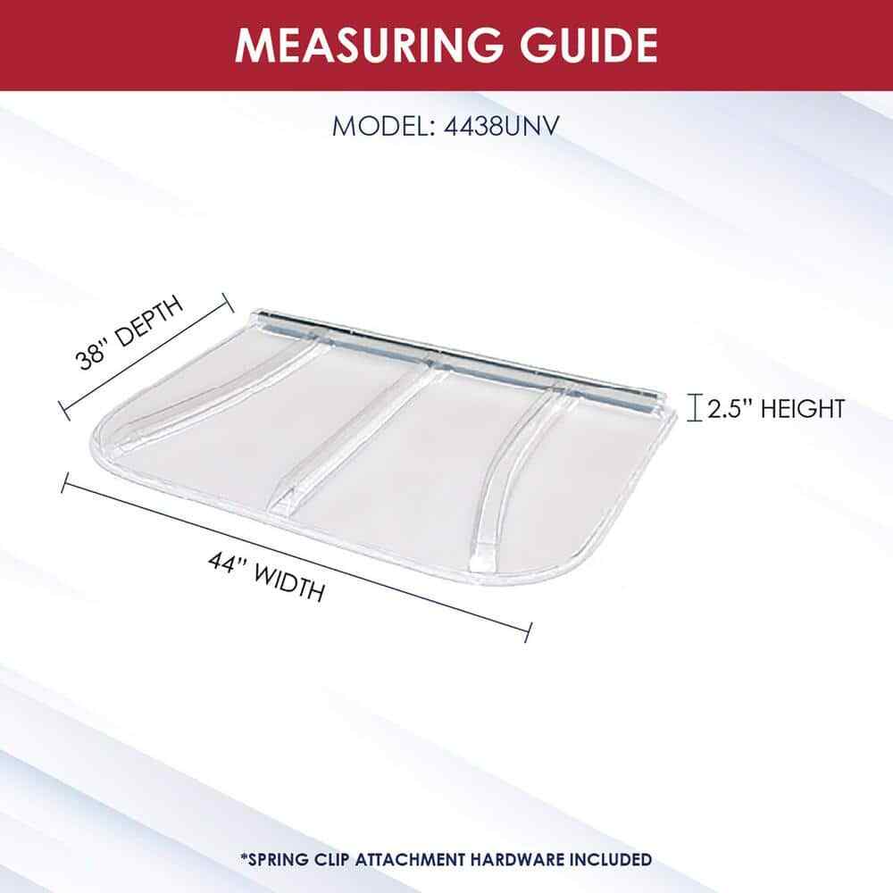 Universal Fit Window Well Cover Plastic Fire Egress 400lb Capacity 44 X 38 in. gallery