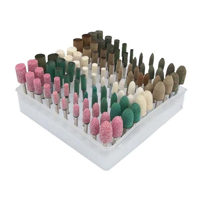 Diamond Buffing Polishing Grinding Bit Set 100 Pcs Accessory Dremel Rotary Tool gallery