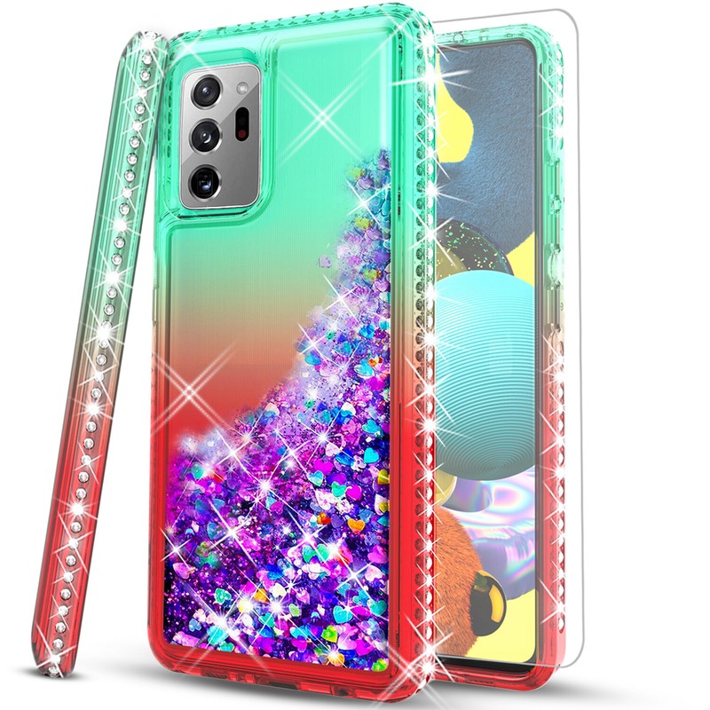 For Samsung Galaxy Note 20 Ultra Case Phone Cover Liquid Bling Glitter Diamond gallery