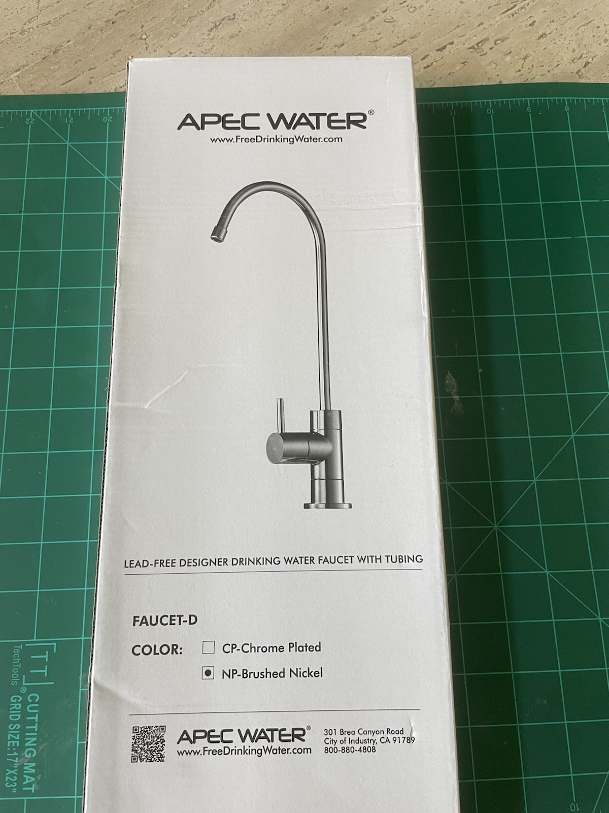 APEC WATER - Lead-Free Drinking Water Faucet Brushed Nickel Brand New gallery