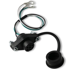 3-Pin Winch Remote Control Female Socket Wiring Connector Harness Replaces 16926