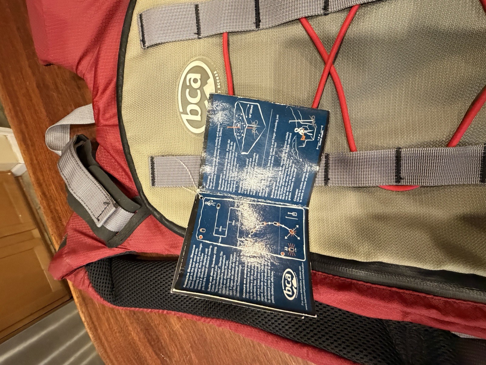 bca Stash H2O Back Pack Red And Tan  4