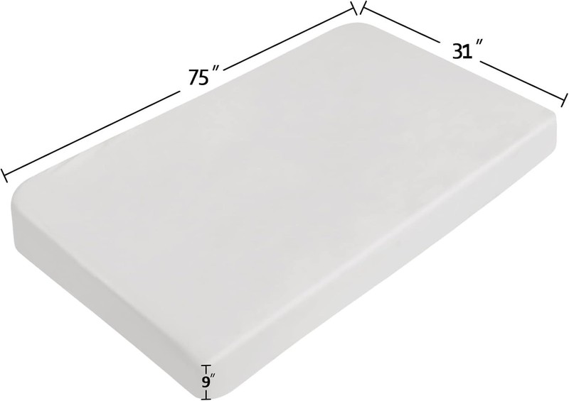 Cot Sheets 31" X 75", Cot Size Sheet Fitted with Narrow Twin/Camp Bunk/Rvs Bunk/ gallery