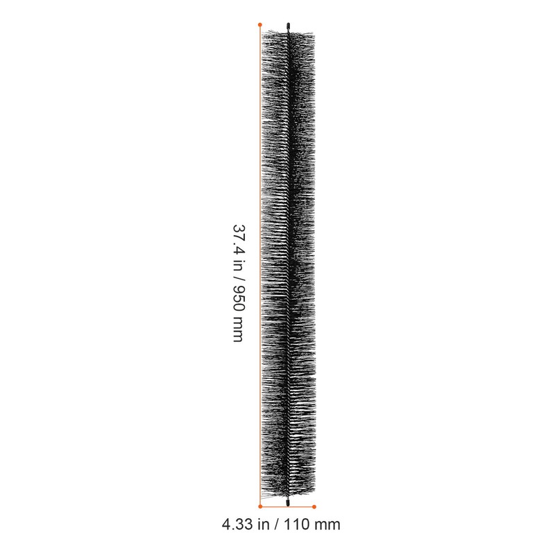 VEVOR Gutter Guard Brush 15 FT Length Bristle Leaf Guard Fit for 5 Inches Gutter gallery