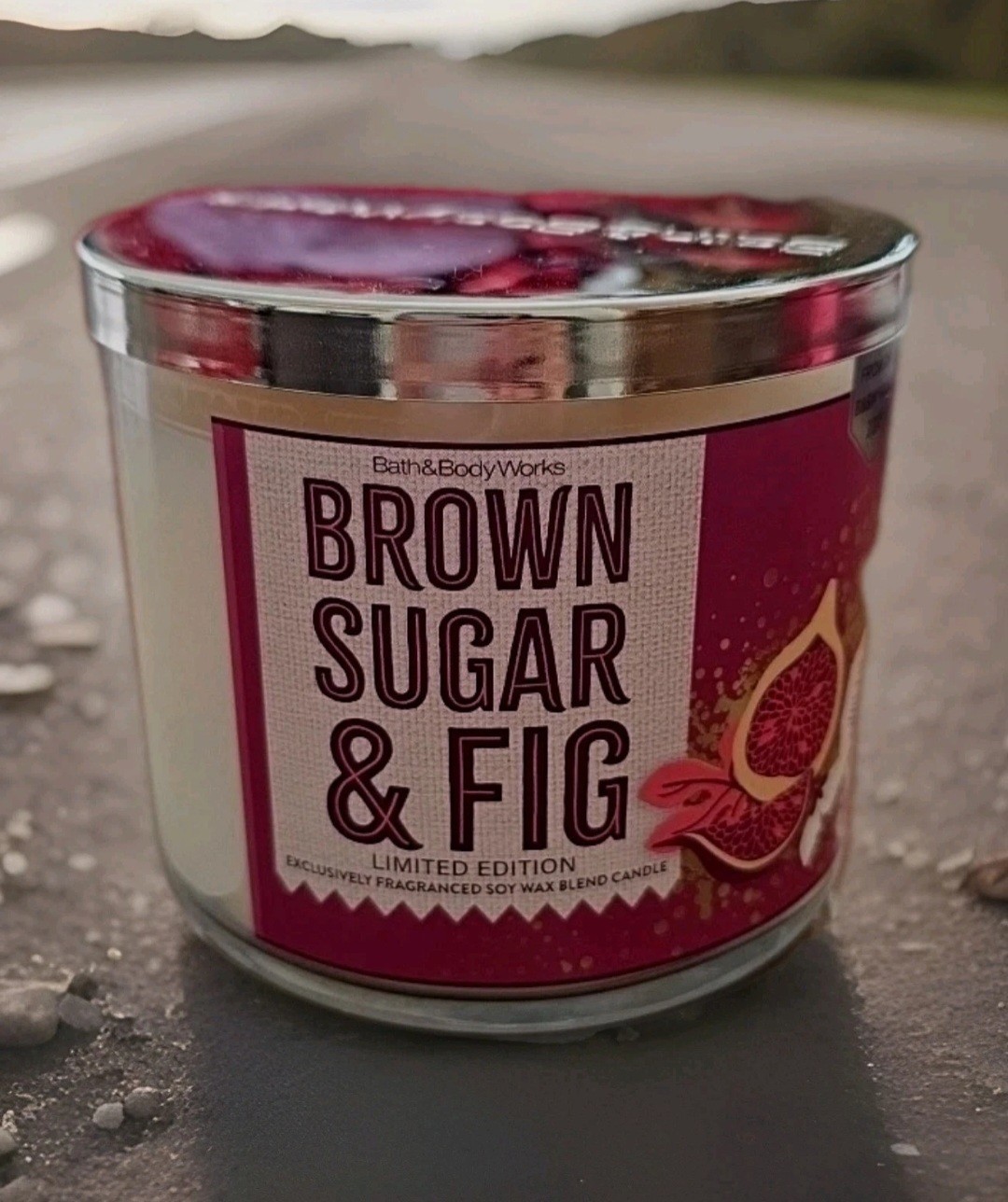 Bath & Body Works Brown Sugar & Fig 2011 Large 3 Wick Candle 14.5 oz New gallery